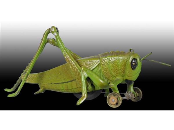 HUBLEY LARGE REALISTIC GRASSHOPPER TOY.           