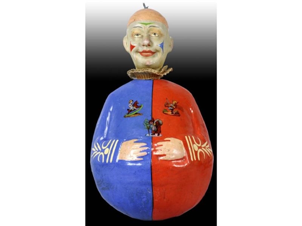 LARGE CLOWN ROLY POLY FIGURE.                     