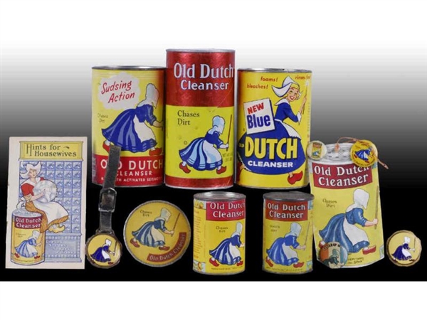 LOT OF 12: DUTCH CLEANSER ITEMS.                  