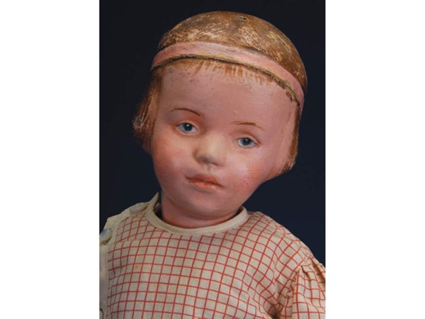 SCHOENHUT GIRL WITH CARVED HAIR MODEL 105         