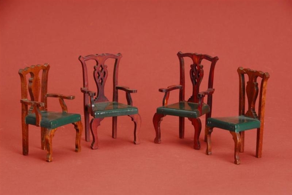 SET OF FOUR TYNIETOY DINING CHAIRS                