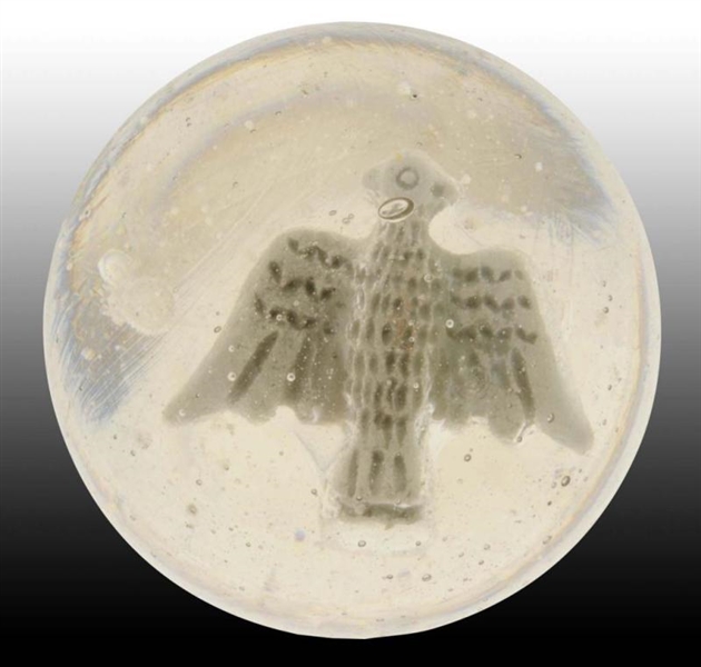 SPREAD WINGED EAGLE SULPHIDE MARBLE.              