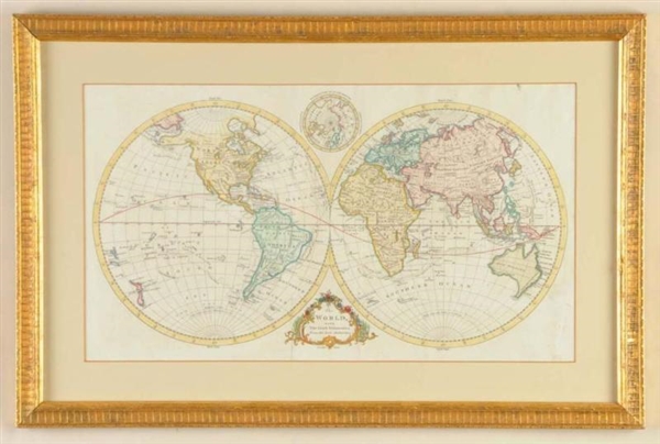 COPPER ENGRAVED MAP BY J. LODGE, 1778.            