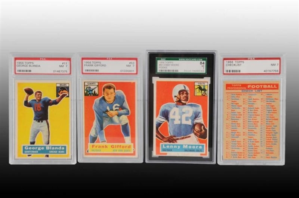 COMPLETE 1956 TOPPS FOOTBALL CARD SET.            