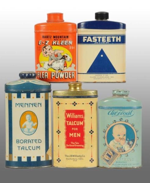 LOT OF 18: ASSORTED TINS.                         