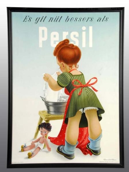 PAPER PERSIL SOAP POSTER.                         