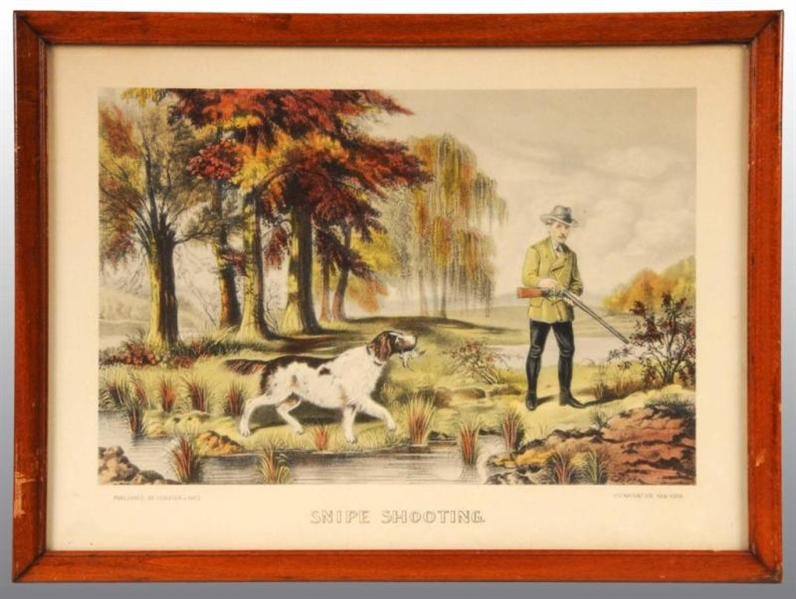 LOT OF 2: CURRIER & IVES PRINTS.                  
