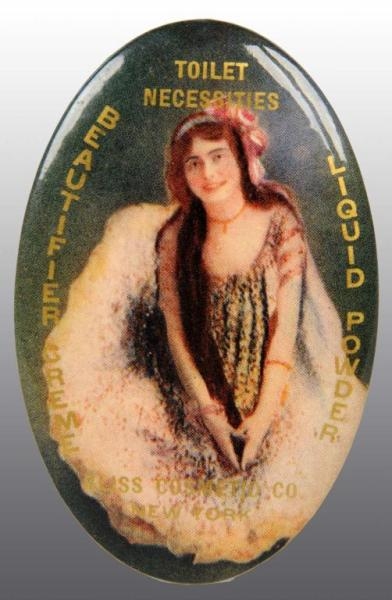 CELLULOID BLISS COSMETIC COMPANY POCKET MIRROR.   