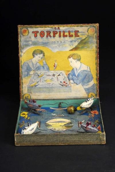 LA TORPILLE BOAT GAME IN BOX.                     
