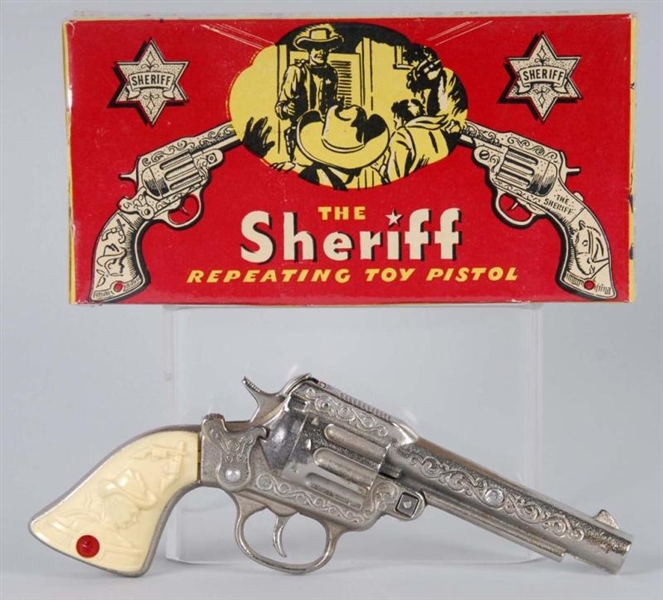 STEVENS SHERIFF CAP GUN.                          