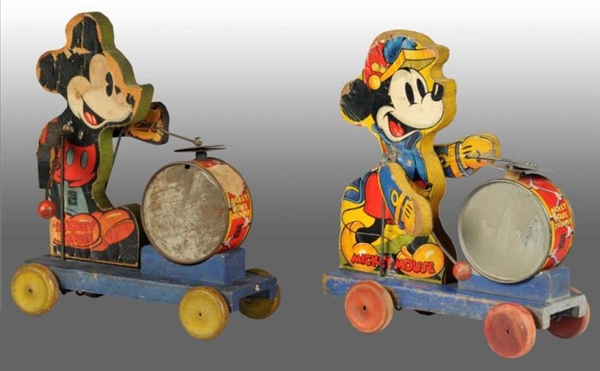 LOT OF 2: FISHER PRICE MICKEY MOUSE DRUMMING TOYS 