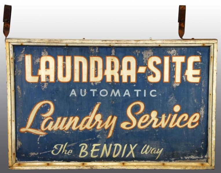 LAUNDRA-SITE ADVERTISING SIGN.                    