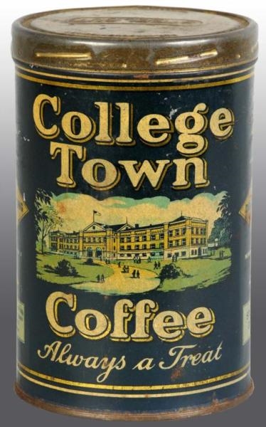 COLLEGE TOWN COFFEE TIN.                          