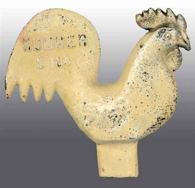 SMALL CAST IRON ROOSTER WINDMILL WEIGHT.          