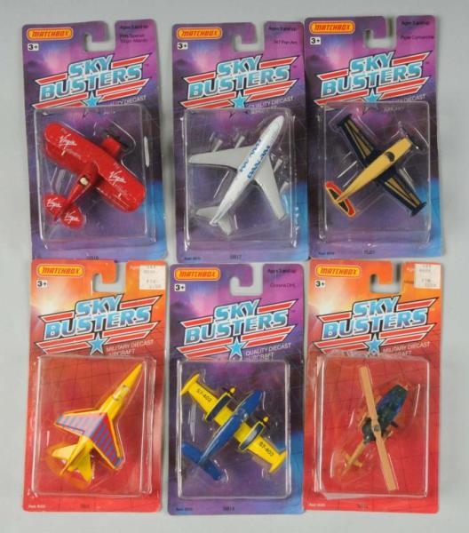 LOT OF 14: MATCHBOX SKY BUSTERS AIRPLANE TOYS.    