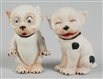 LOT OF 2: ALL BISQUE "BONZO" CHARACTERS.          