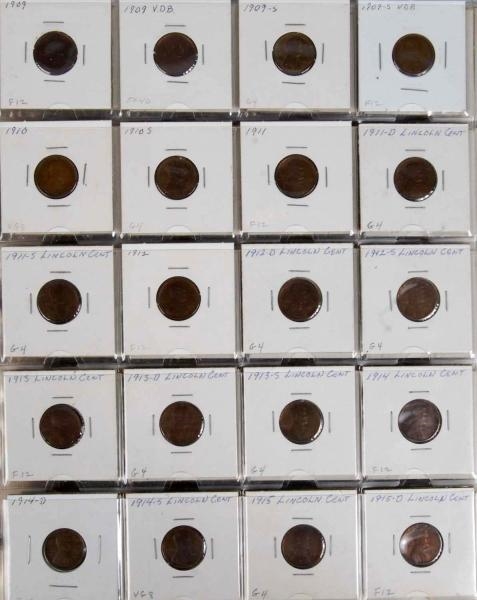 LINCOLN CENTS COLLECTION.                         