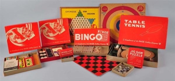 1940S - 50S COCA-COLA GAME BOX.                   