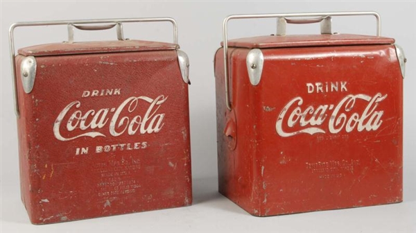 LOT OF 2: COCA-COLA 6-PACK COOLERS.               