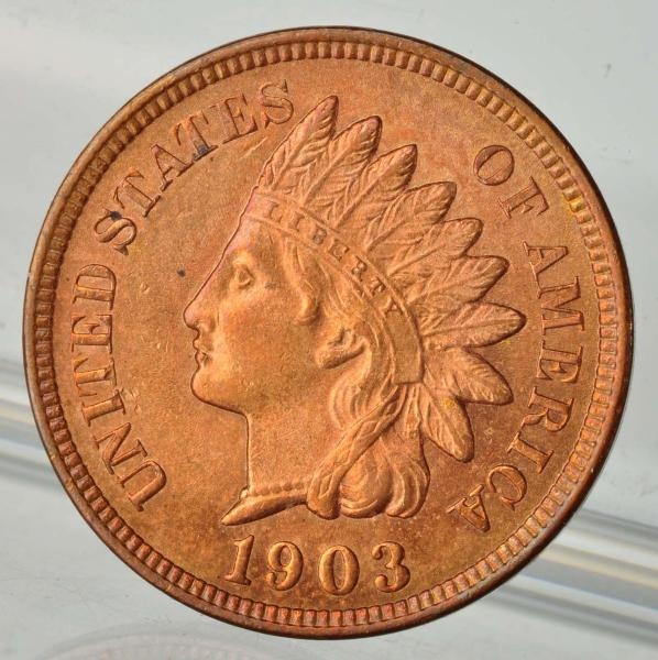 1903 INDIAN HEAD CENT.                            