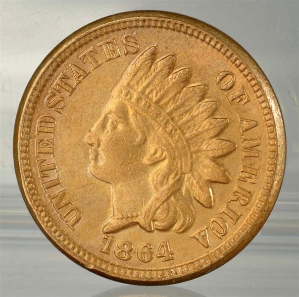 1864 1CN INDAIN CENT MS 60.                       