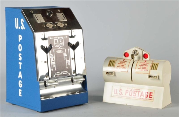 LOT OF 2: POSTAGE STAMP DISPENSERS.               