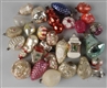 LOT OF 30: GLASS FIGURAL CHRISTMAS ORNAMENTS.     