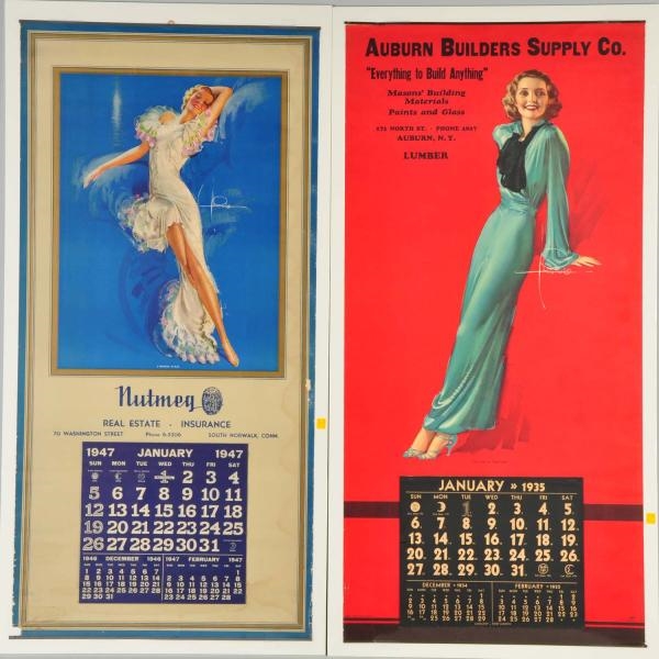 LOT OF 2: LARGE FORMAT ROLF ARMSTRONG CALENDARS.  