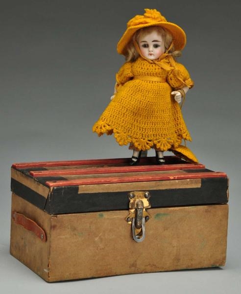 SWEET ALL BISQUE CHILD DOLL.                      