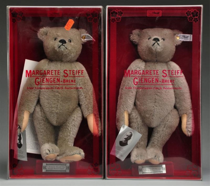 LOT OF 2: RICHARD STEIFF TEDDY BEARS IN BOX.      