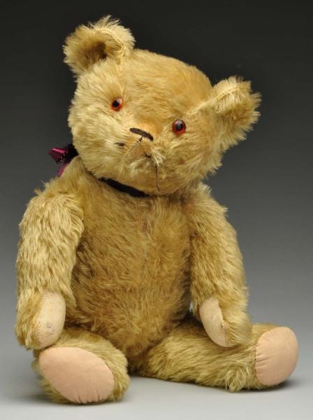 1920S AMERICAN BEAR WITH GLASS EYES.              