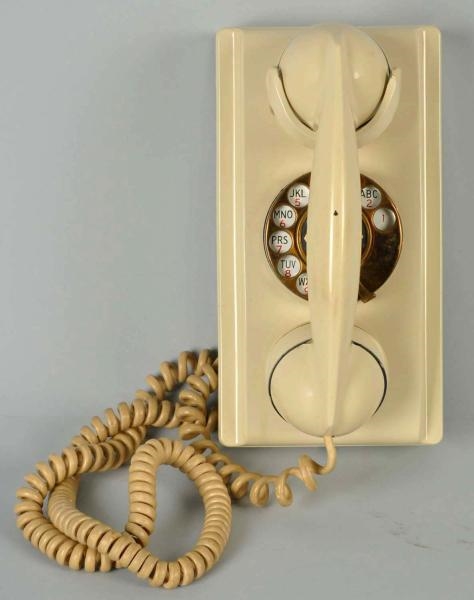 WESTERN ELECTRIC IVORY 354 WALL TELEPHONE.        