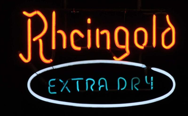 RHEINGOLD EXTRA DRY NEON SIGN.                    