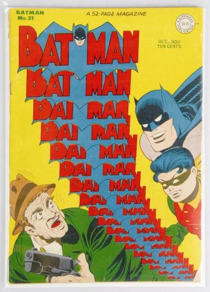1945 BATMAN COMIC BOOK NO. 31.                    