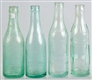 LOT OF 4: PEPSI-COLA STRAIGHT SIDED BOTTLES.      