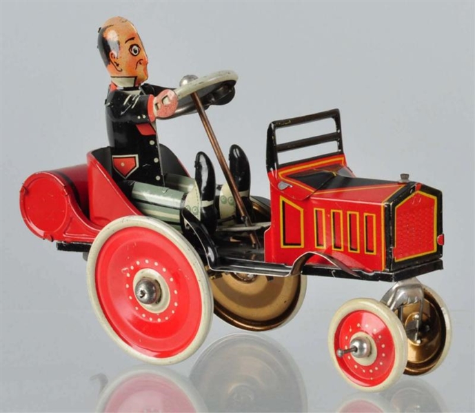 TIN LITHO MARX COO COO WHOOPEE CAR WIND-UP TOY.   