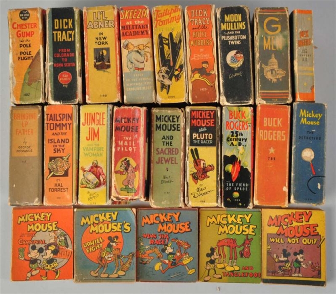 LOT OF 23: BIG LITTLE & OTHER BOOKS.              