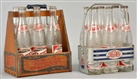 LOT OF 2: PEPSI-COLA 6-PACK CARRIERS & BOTTLES.   