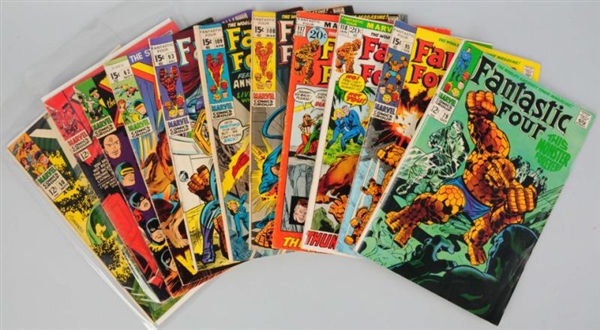 LOT OF 10: 1960S-70S MARVEL COMIC BOOKS.          