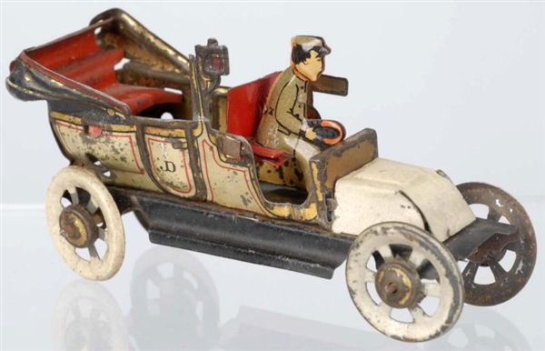 TIN LITHO TAXI PENNY TOY.                         