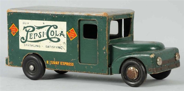 WOODEN PEPSI-COLA BUDDY L TOY TRUCK.              