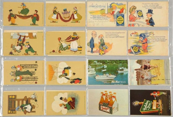 LOT OF 144: ASSORTED POSTCARDS.                   