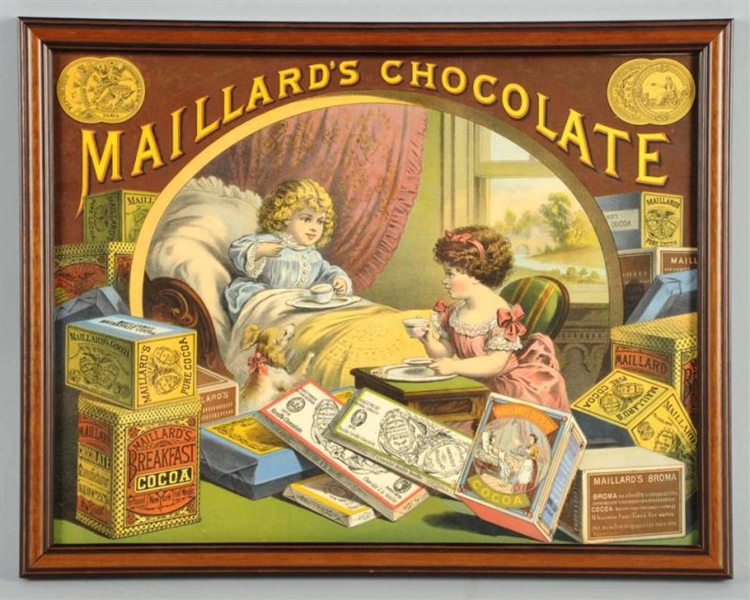 EARLY MAILLARDS CHOCOLATE SIGN.                  