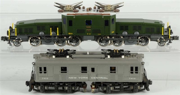 LOT OF 2: CONTEMPORARY TRAIN ENGINES.             