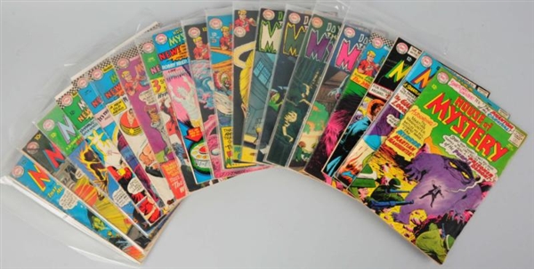 LOT OF 20: 1950S-60S HOUSE OF MYSTERY COMIC BOOKS 