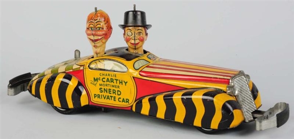CHARLIE MCCARTHY & MORTIMER SNERD PRIVATE CAR TOY 