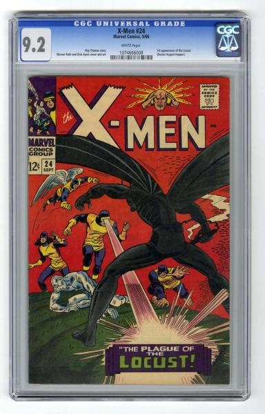 X-MEN #24 CGC 9.2 MARVEL COMICS 9/66.             