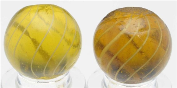 LOT OF 2: GOOSEBERRY MARBLES.                     
