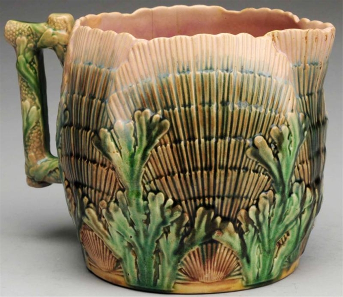 MAJOLICA LARGE WATER PITCHER.                     