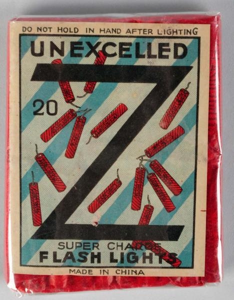 UNEXCELLED Z 20-PACK FIRECRACKERS.                
